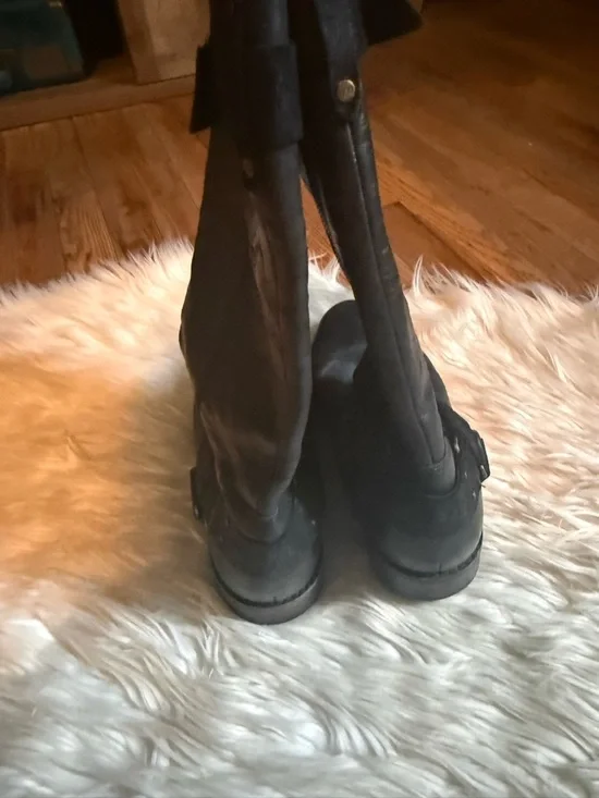 UGG Leather Moto Boots - Picture 5 of 10